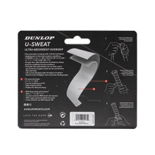 Dunlop Overgrip U Sweat 0.5mm - chłonny, chwytliwy - czarny - 3 sztuki